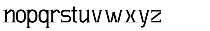 SLTF Winner Baroque Regular Font LOWERCASE