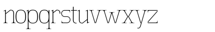 SLTF Winner Baroque Thin Font LOWERCASE