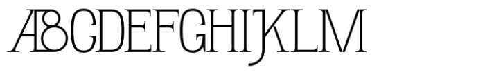 SLTF Winner Baroque Ultra Light Font UPPERCASE