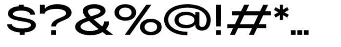 Slaab Extra Wide Bold Font OTHER CHARS