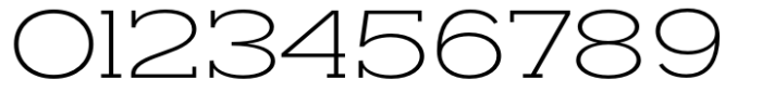 Slaab Extra Wide Light Font OTHER CHARS