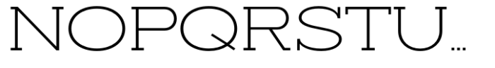 Slaab Extra Wide Light Font UPPERCASE