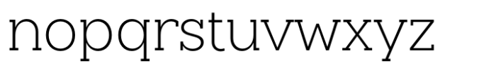 Slaab Light Font LOWERCASE