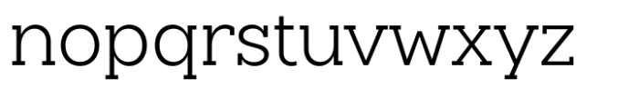 Slaab Semi Light Font LOWERCASE