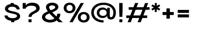 Slaab Semi Wide Bold Font OTHER CHARS