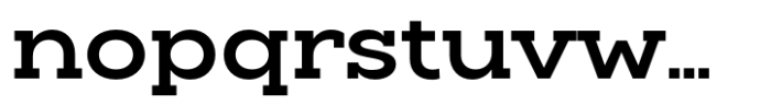 Slaab Semi Wide Bold Font LOWERCASE