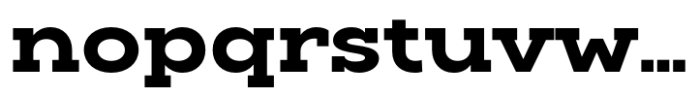 Slaab Semi Wide Extra Bold Font LOWERCASE