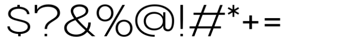 Slaab Semi Wide Semi Light Font OTHER CHARS