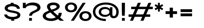 Slaab Wide Bold Font OTHER CHARS