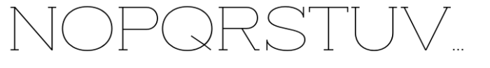 Slaab Wide Hairline Font UPPERCASE