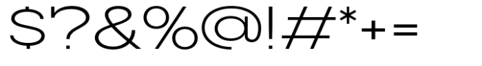 Slaab Wide Semi Light Font OTHER CHARS