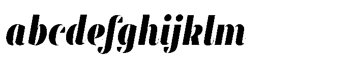 Slabdon Bold Condensed Fine Italic FONT