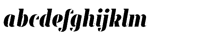 Slabdon Bold Condensed Fine Srf Italic FONT