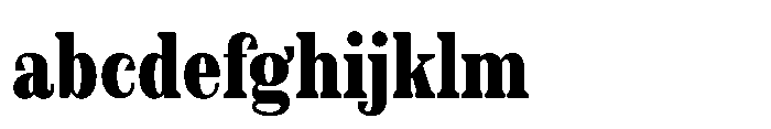Slabdon Bold Condensed Srf FONT