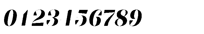Slabdon Bold Fine Italic Font OTHER CHARS
