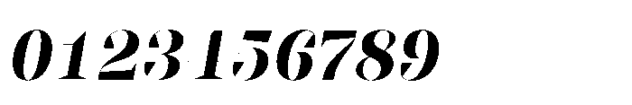 Slabdon Bold Fine Srf Italic Font OTHER CHARS