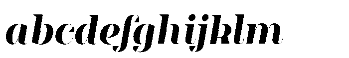 Slabdon Bold Fine Srf Italic FONT