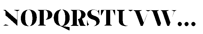 Slabdon Bold Fine Srf Font UPPERCASE