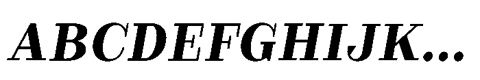 Slabdon Bold Italic Font UPPERCASE