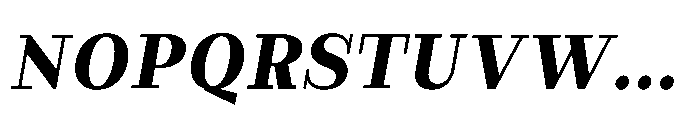 Slabdon Bold Italic Font UPPERCASE