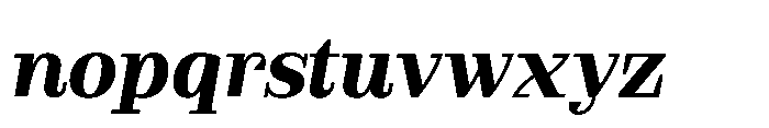 Slabdon Bold Italic Font LOWERCASE