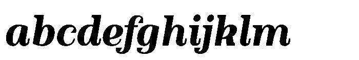 Slabdon Bold Srf Italic FONT