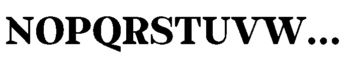 Slabdon Bold Srf Font UPPERCASE