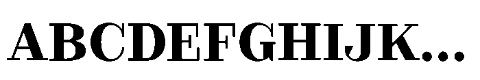 Slabdon Bold Font UPPERCASE