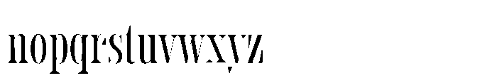 Slabdon Book Condensed Fine Srf Font LOWERCASE