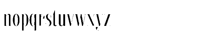 Slabdon Book Condensed Fine Font LOWERCASE