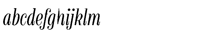 Slabdon Book Condensed Italic FONT