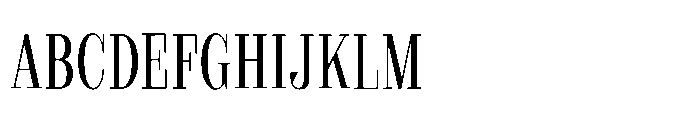 Slabdon Book Condensed Font UPPERCASE