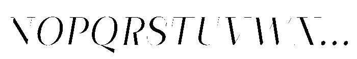Slabdon Book Fine Italic Font UPPERCASE