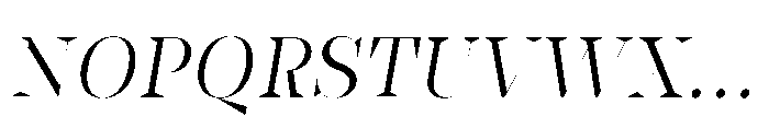 Slabdon Book Fine Srf Italic Font UPPERCASE