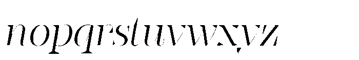 Slabdon Book Fine Srf Italic Font LOWERCASE