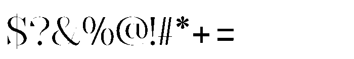 Slabdon Book Fine Srf Font OTHER CHARS