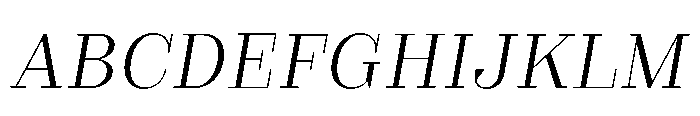 Slabdon Book Italic Font UPPERCASE