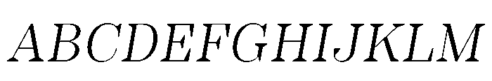 Slabdon Book Srf Italic Font UPPERCASE
