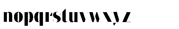 Slabdon Condensed Fine Bold Font LOWERCASE