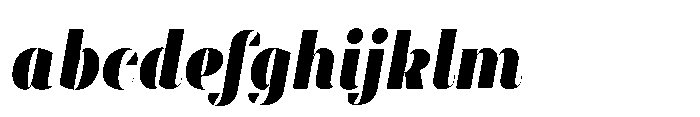 Slabdon Heavy Condensed Fine Italic FONT