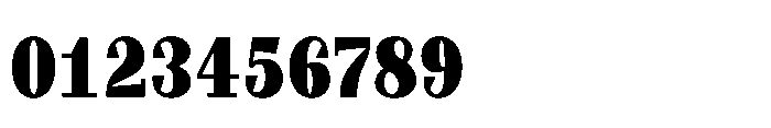 Slabdon Heavy Condensed Font OTHER CHARS