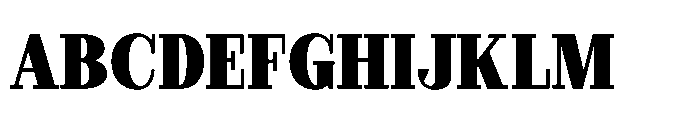 Slabdon Heavy Condensed Font UPPERCASE