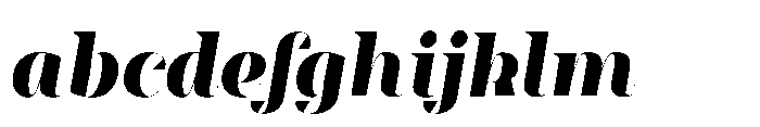 Slabdon Heavy Fine Srf Italic FONT