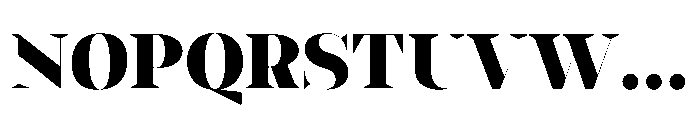 Slabdon Heavy Fine Srf Font UPPERCASE