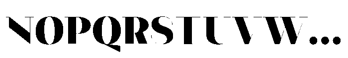Slabdon Heavy Fine Font UPPERCASE