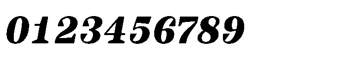 Slabdon Heavy Srf Italic Font OTHER CHARS