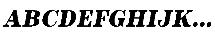 Slabdon Heavy Srf Italic Font UPPERCASE