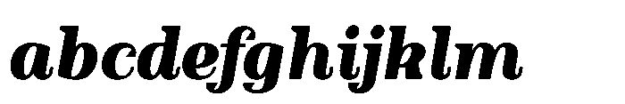Slabdon Heavy Srf Italic FONT