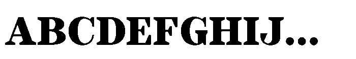 Slabdon Heavy Srf Font UPPERCASE