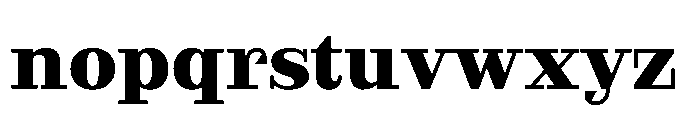 Slabdon Heavy Font LOWERCASE